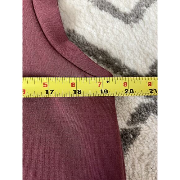 VARLEY Women's Leigh Wild Rhubarb High Neck Doublesoft Cinch Waist Tank Top M - Picture 13 of 14